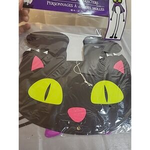 48" LONG HALLOWEEN Black Cat DANGLE LEG CHARACTER HANGING WALL DOOR DECOR NEW